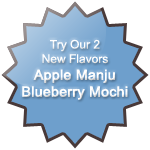 New Apple Manju and Blueberry Mochi
